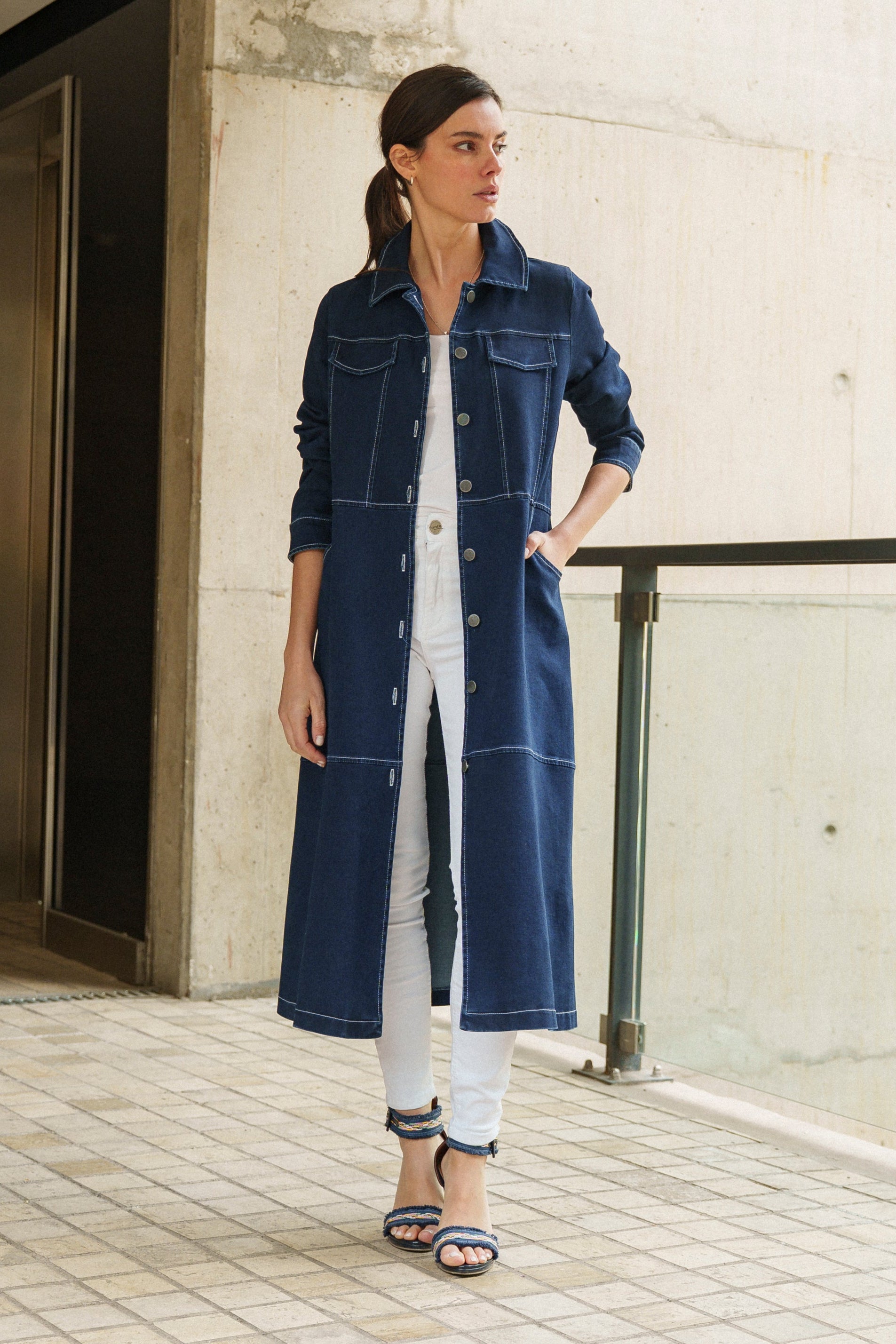 Tapado Mezclilla - Caloé