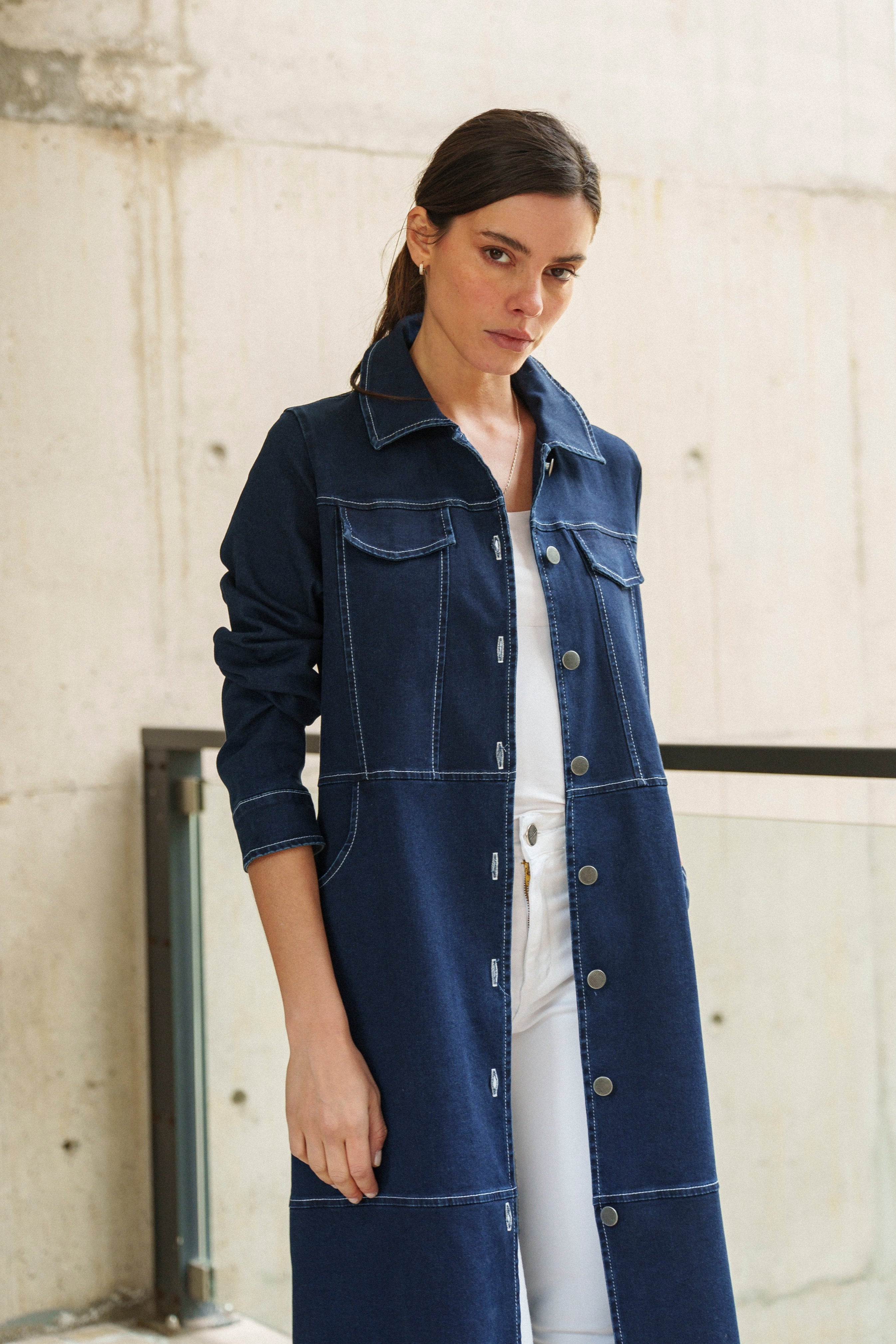 Tapado Mezclilla - Caloé